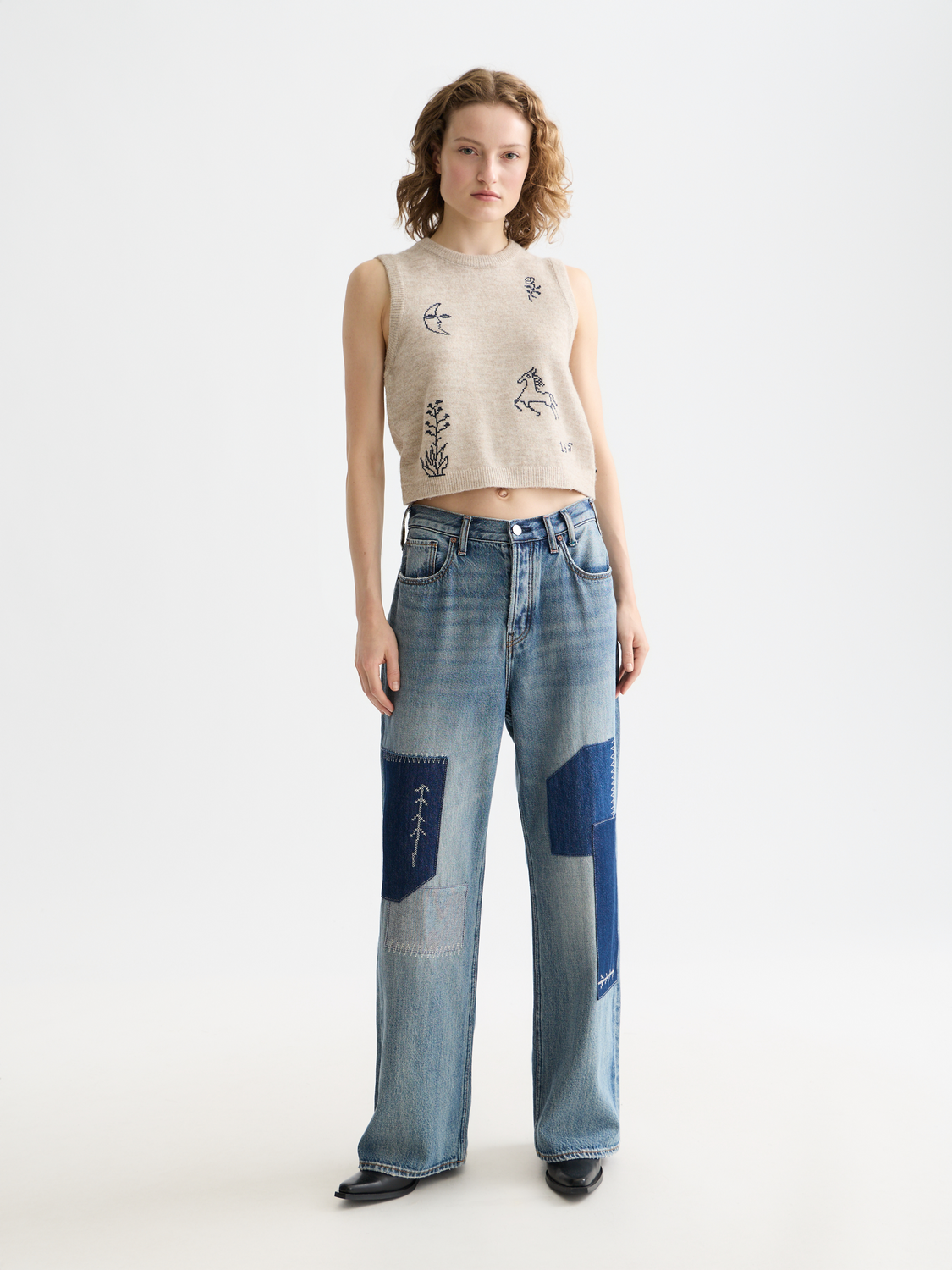 Scotch & Soda - Knitted tank - Oatmeal Melange
