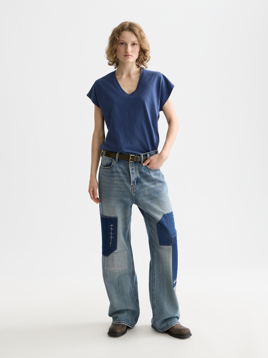 V-neck t-shirt - Oceana