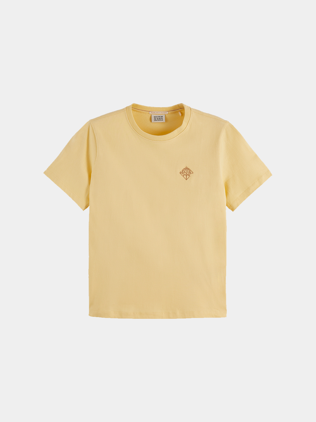 Scotch & Soda - Embroidered t-shirt - Parsnip