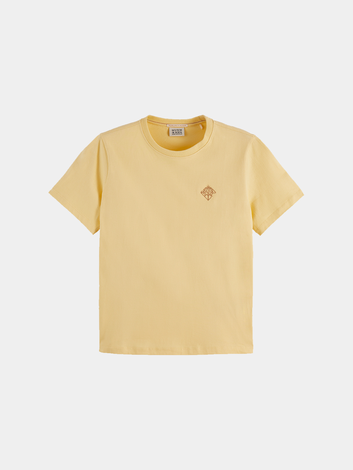 Scotch & Soda - Embroidered t-shirt - Parsnip