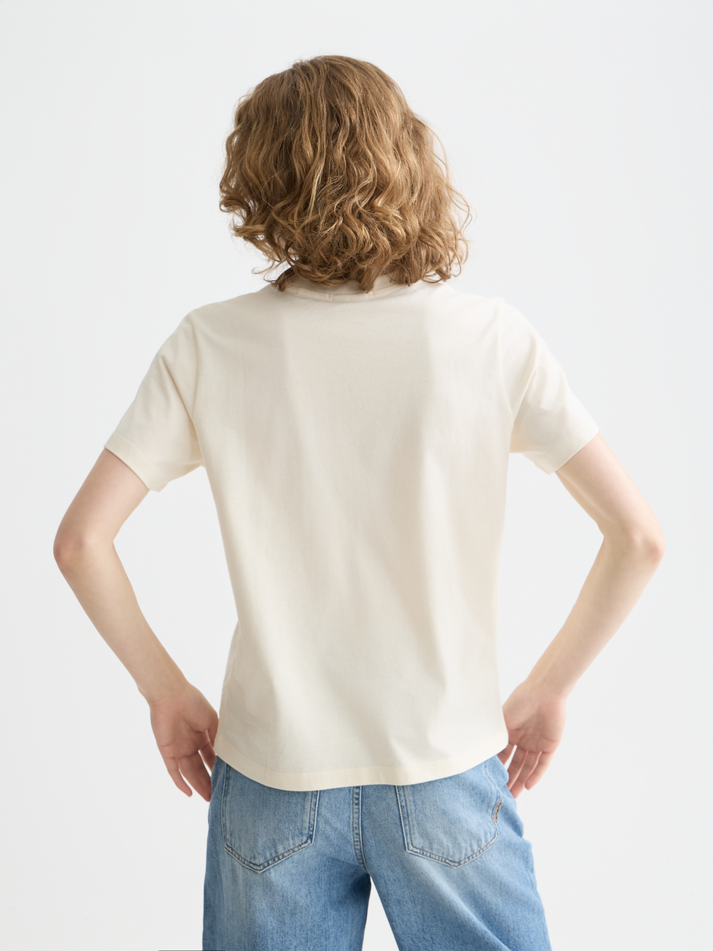 Scotch & Soda - Chest artwork t-shirt - Eggnog