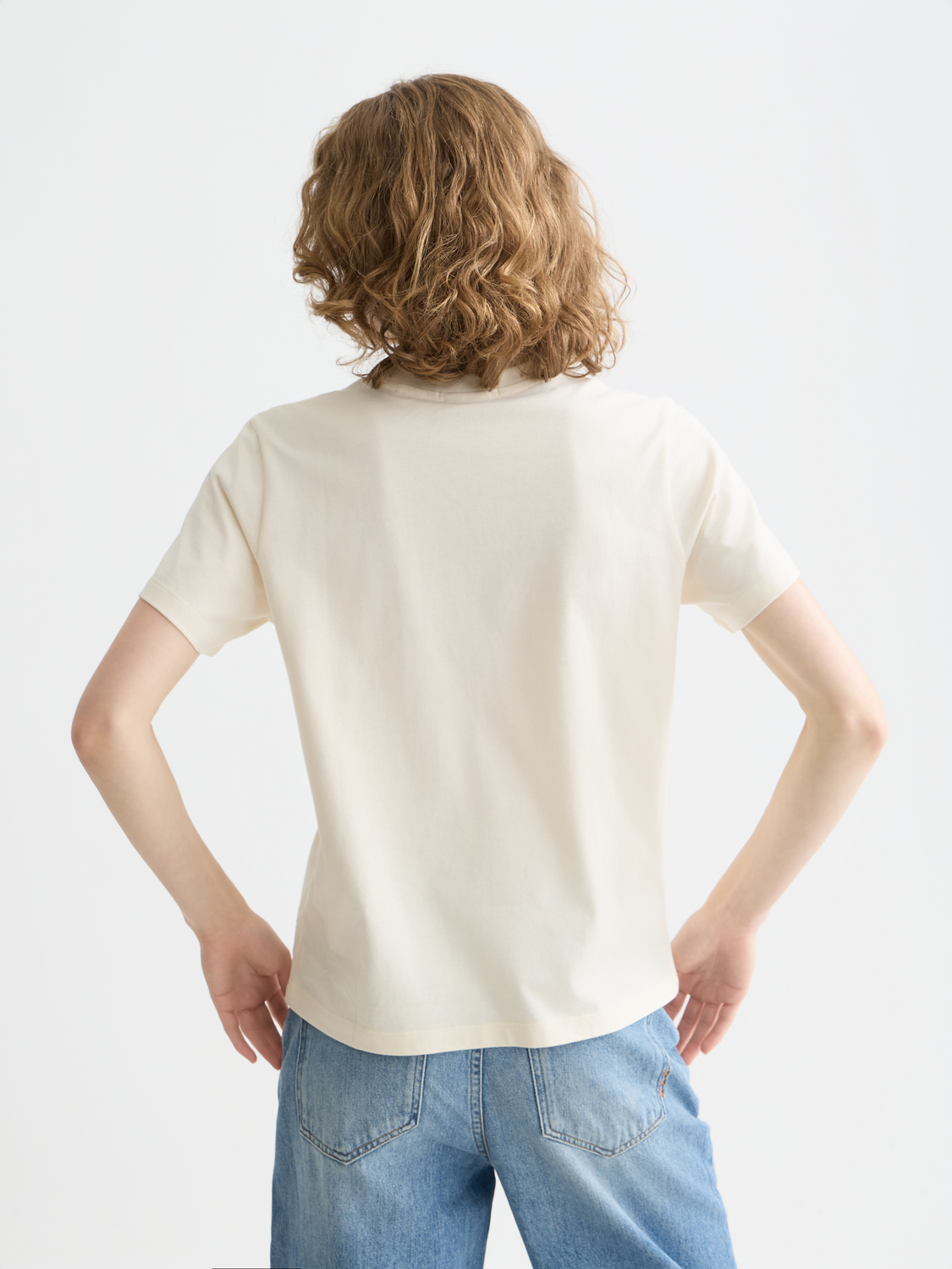 Scotch & Soda - Chest artwork t-shirt - Eggnog