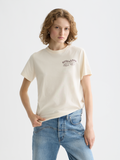 Scotch & Soda - Chest artwork t-shirt - Eggnog