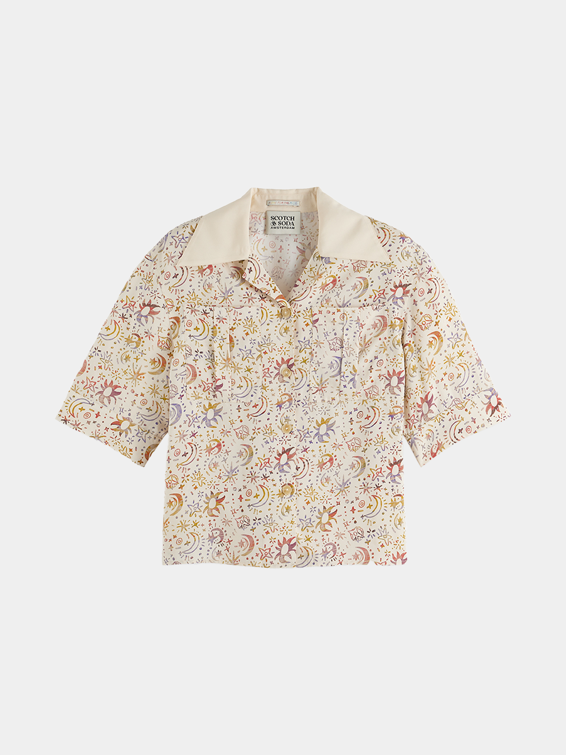 Scotch & Soda - Printed shirt - Cosmic Sky Eggnog