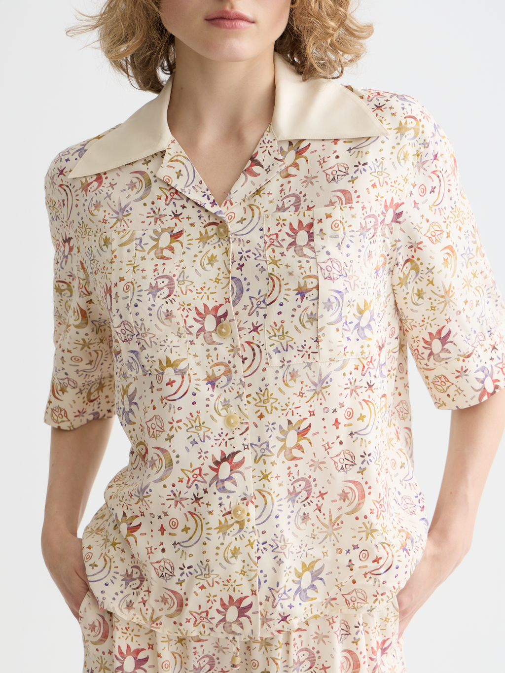 Scotch & Soda - Printed shirt - Cosmic Sky Eggnog