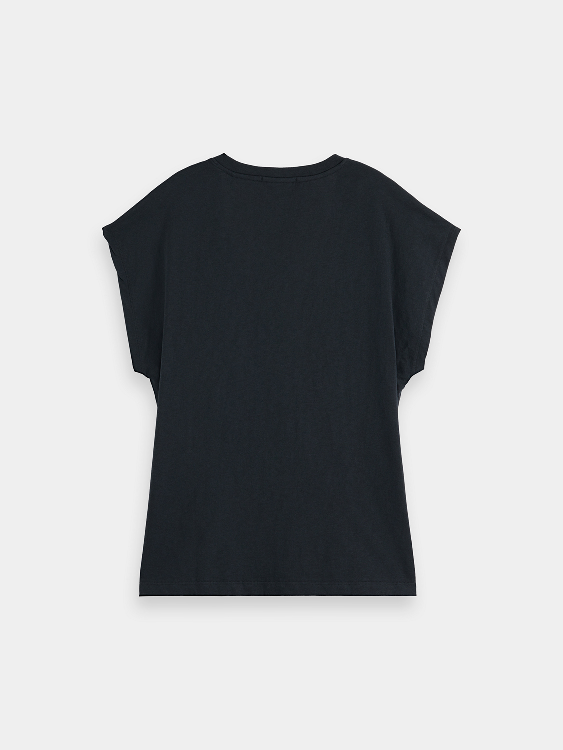 Scotch & Soda - Slub v-neck t-shirt - Black