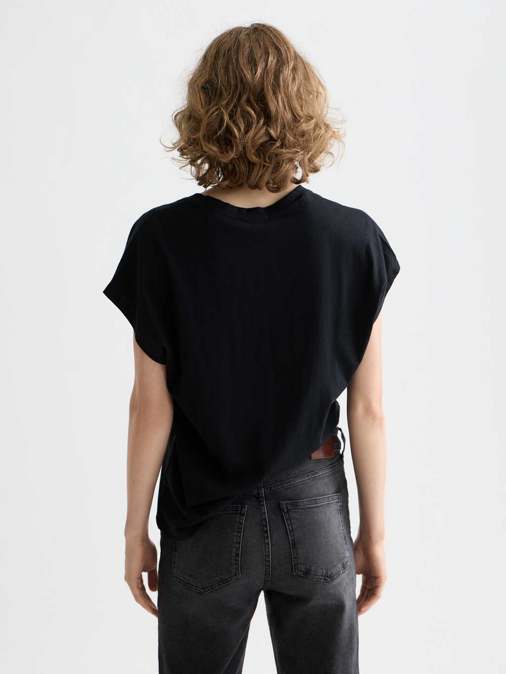 Scotch & Soda - Slub v-neck t-shirt - Black
