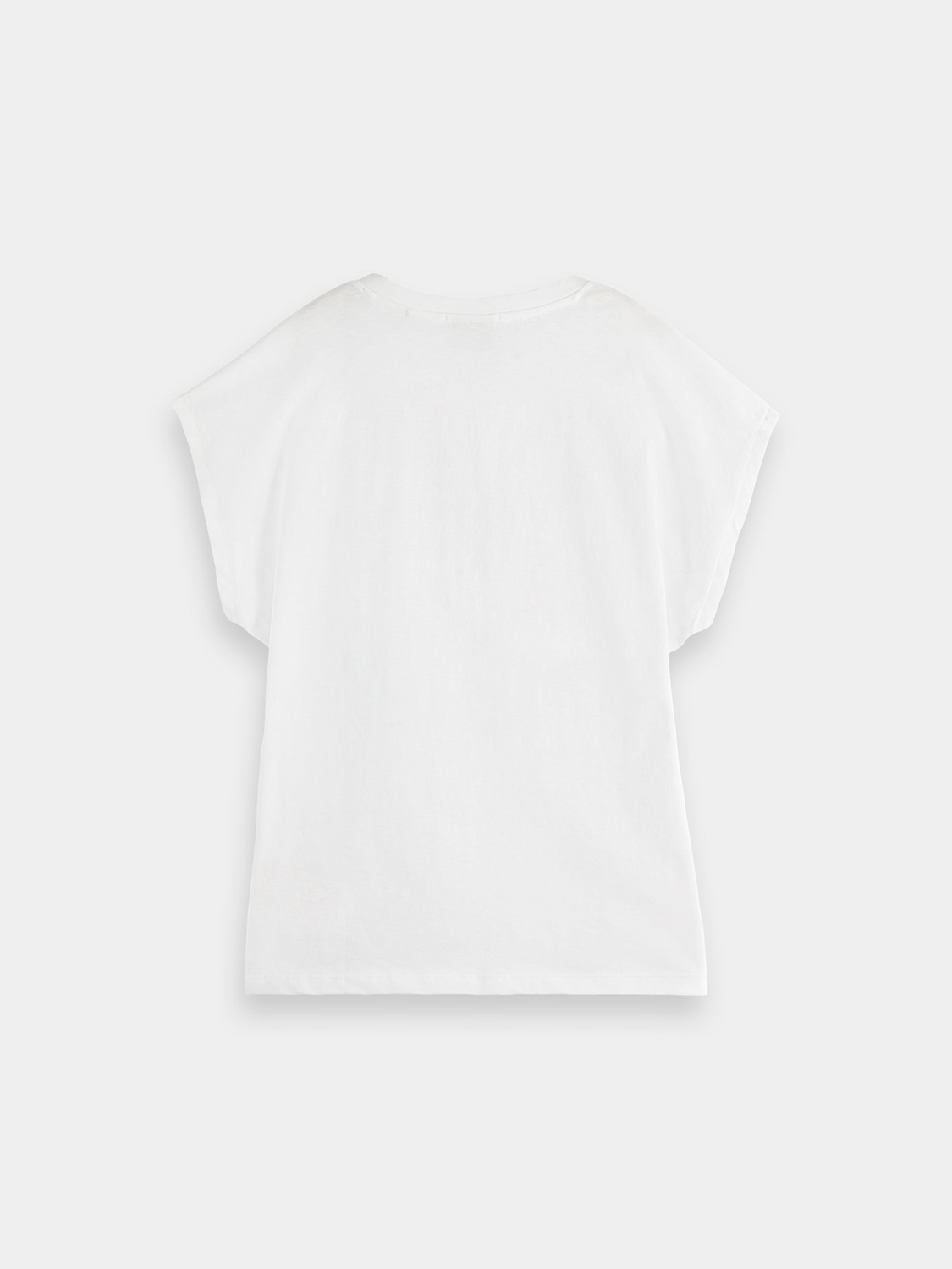 Scotch & Soda - Slub v-neck t-shirt - White