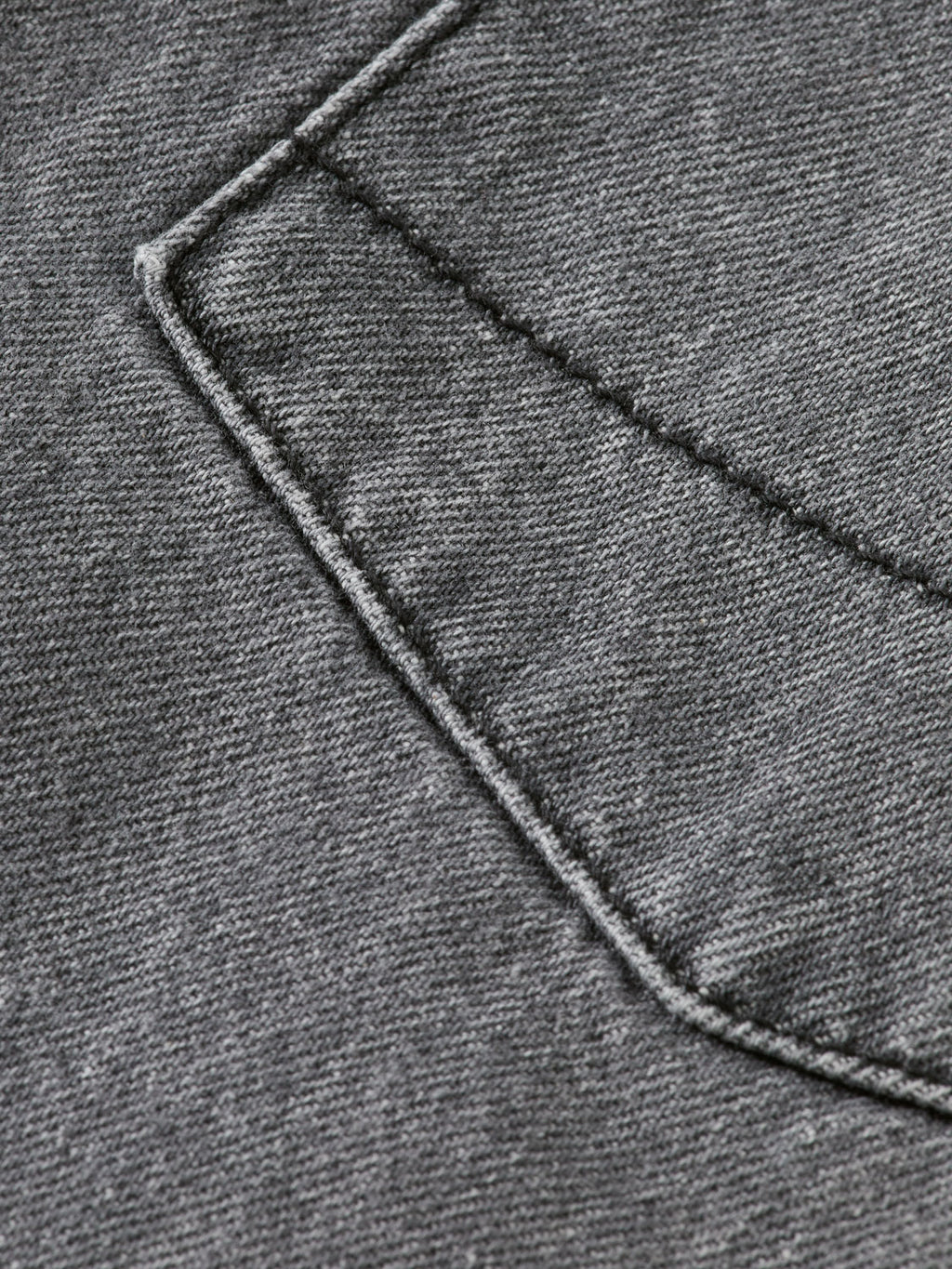 Washed denim overshirt - Black Spark