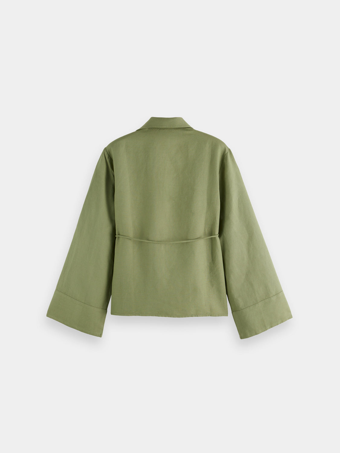 Wrap shirt - Oil Green