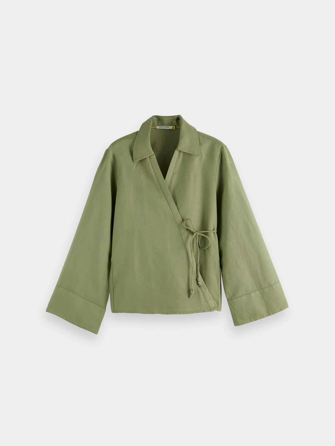 Wrap shirt - Oil Green