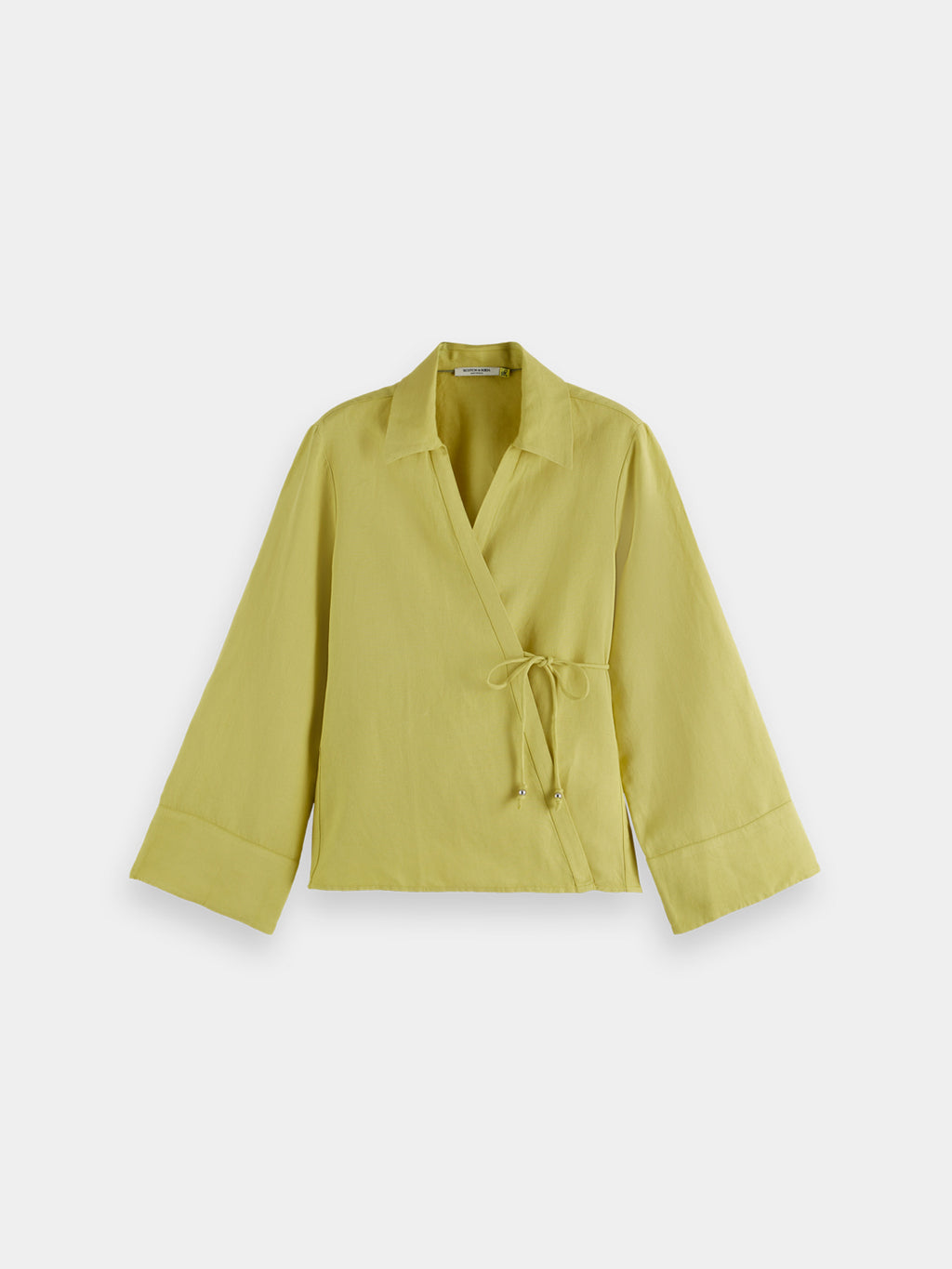 Wrap shirt - Golden Green