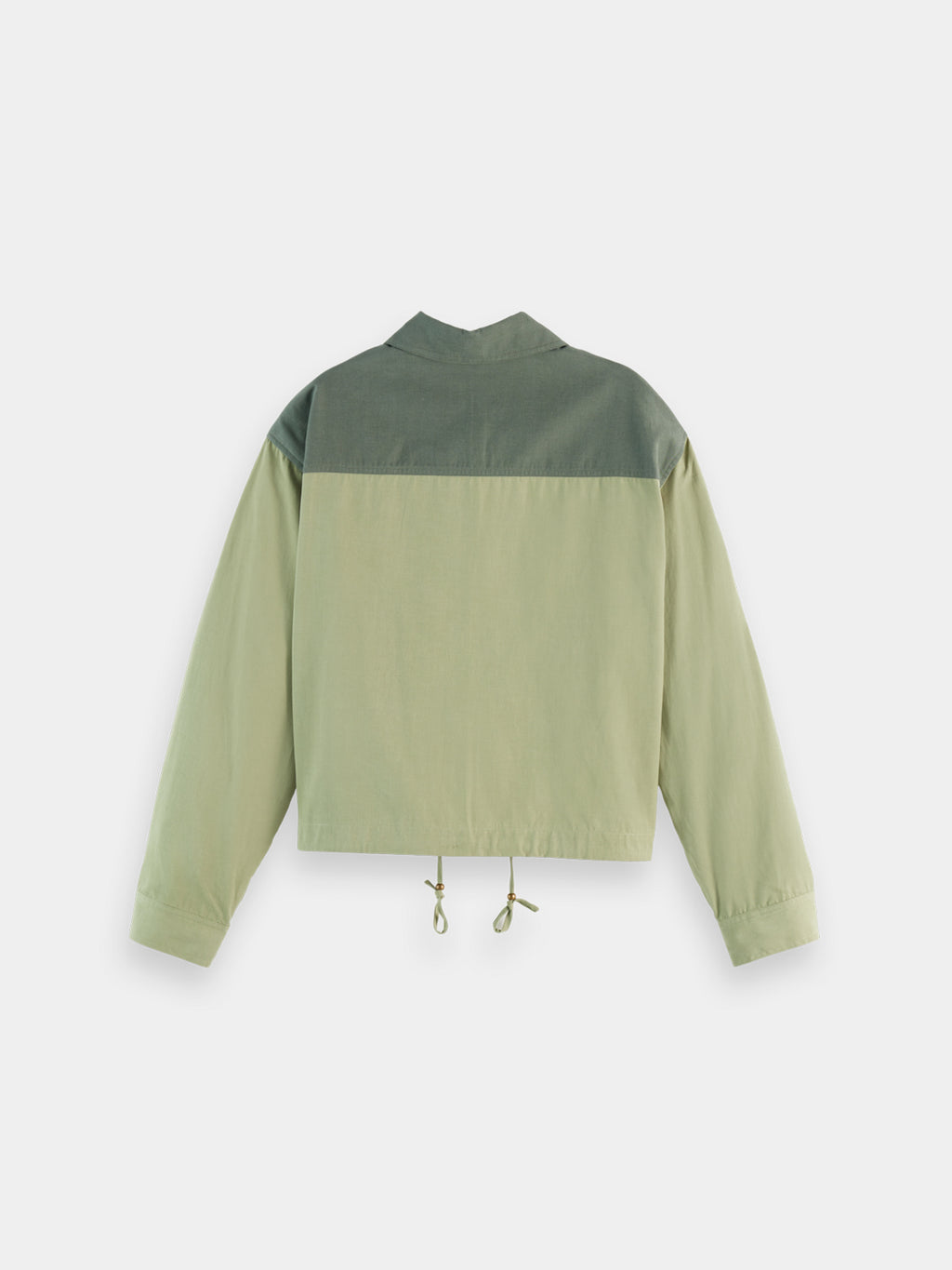 Contrast colour utility shirt - Thyme