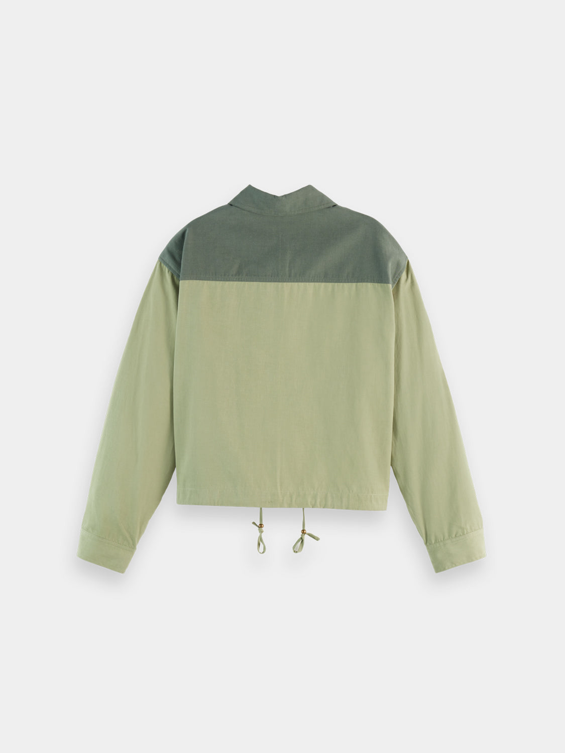 Contrast colour utility shirt - Thyme