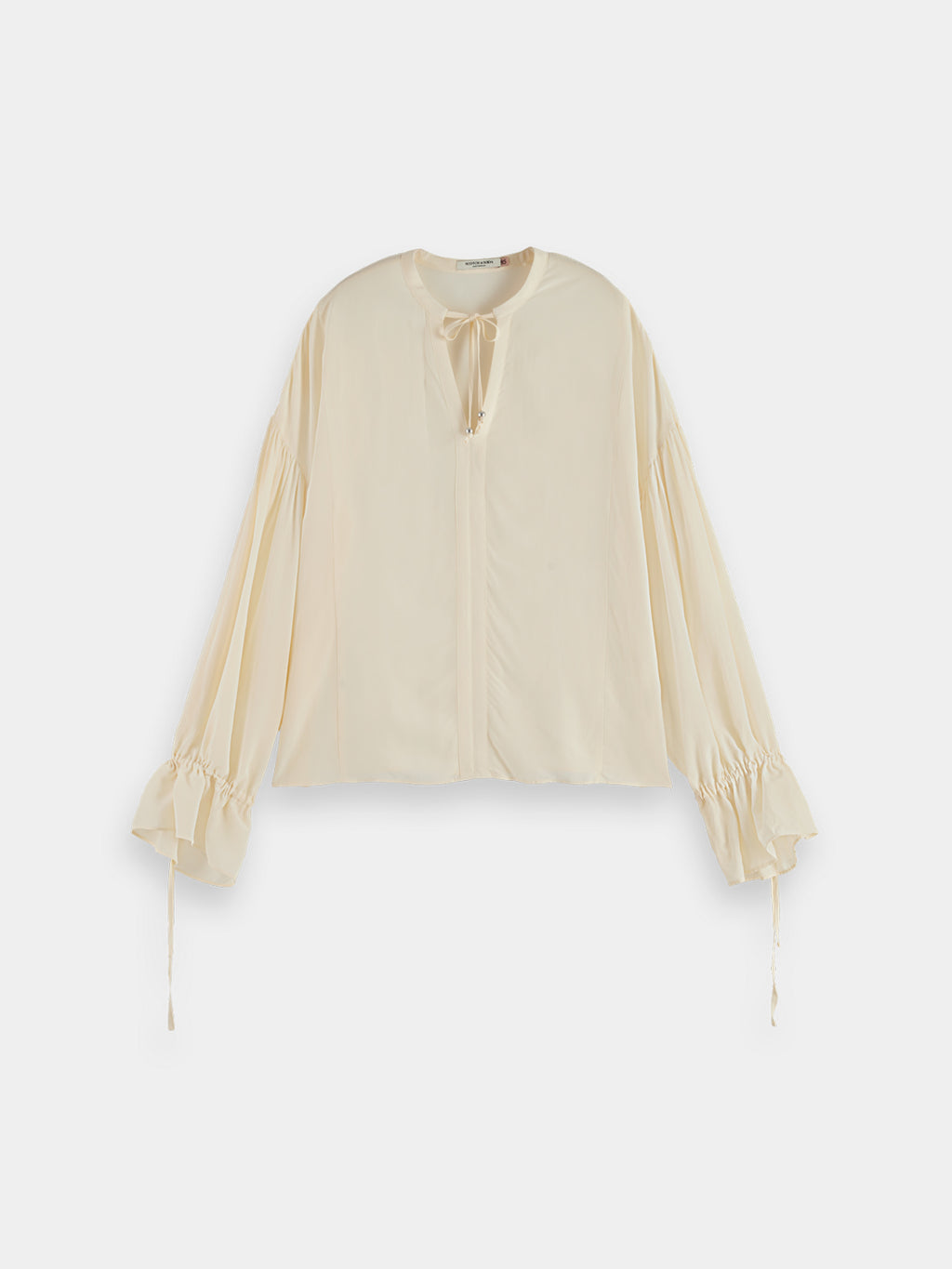 Draw string blouse - Eggnog