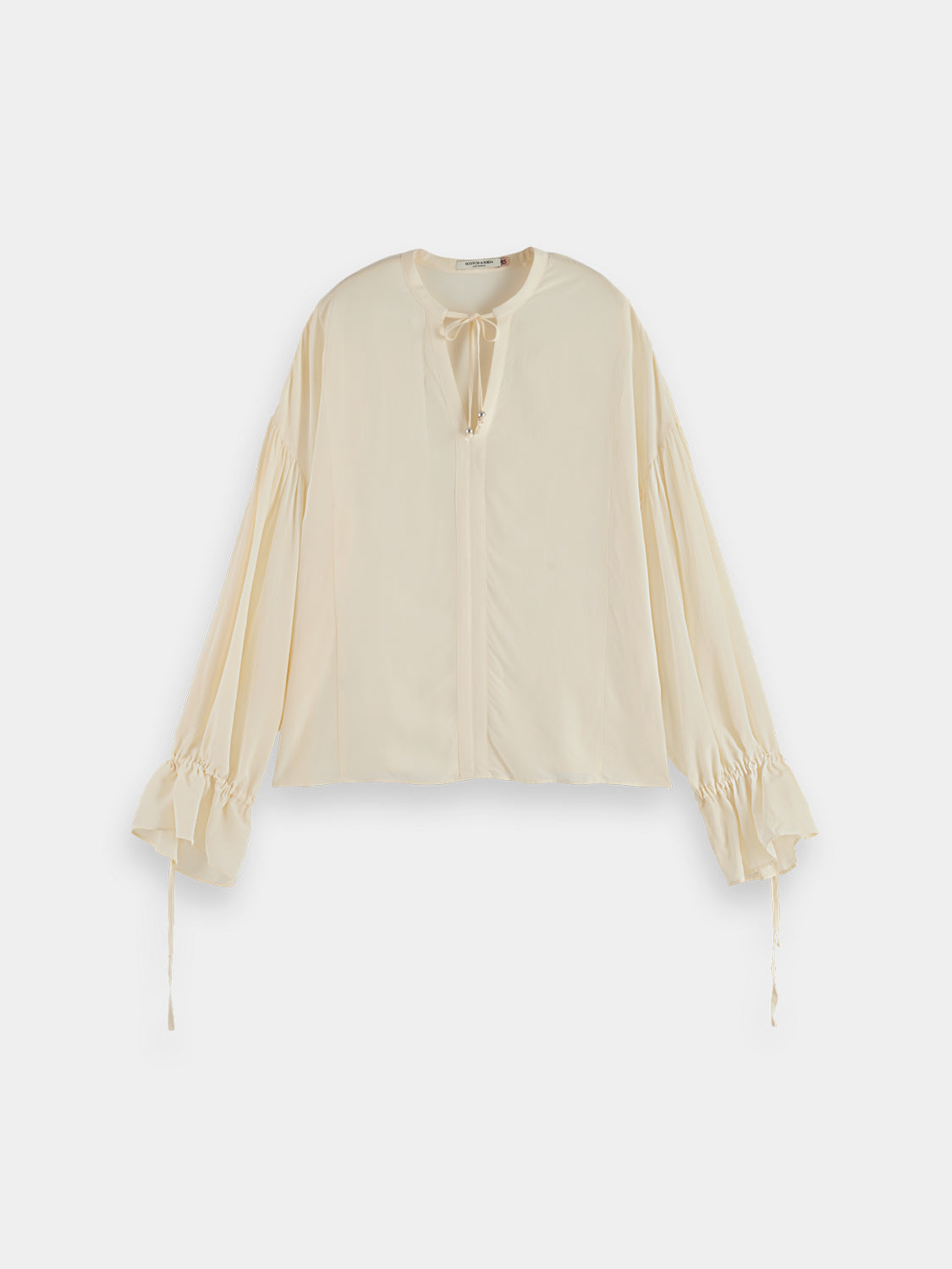 Draw string blouse - Eggnog