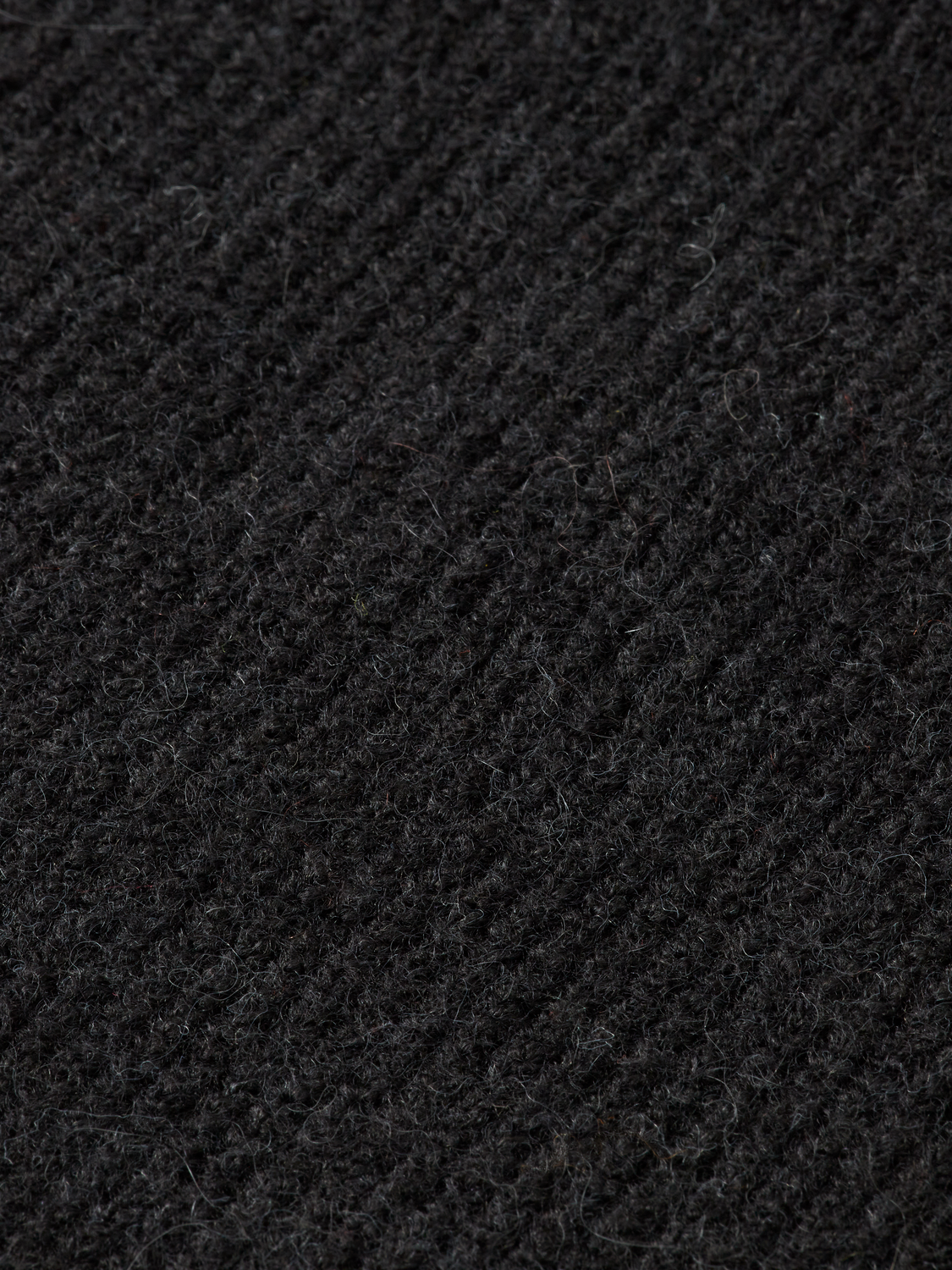 Fuzzy wrap cardigan - Meteorite