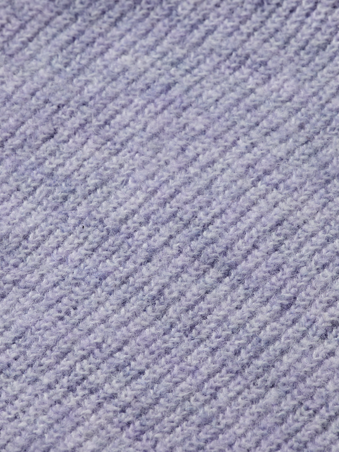 Fuzzy wrap cardigan - Lavender Melange