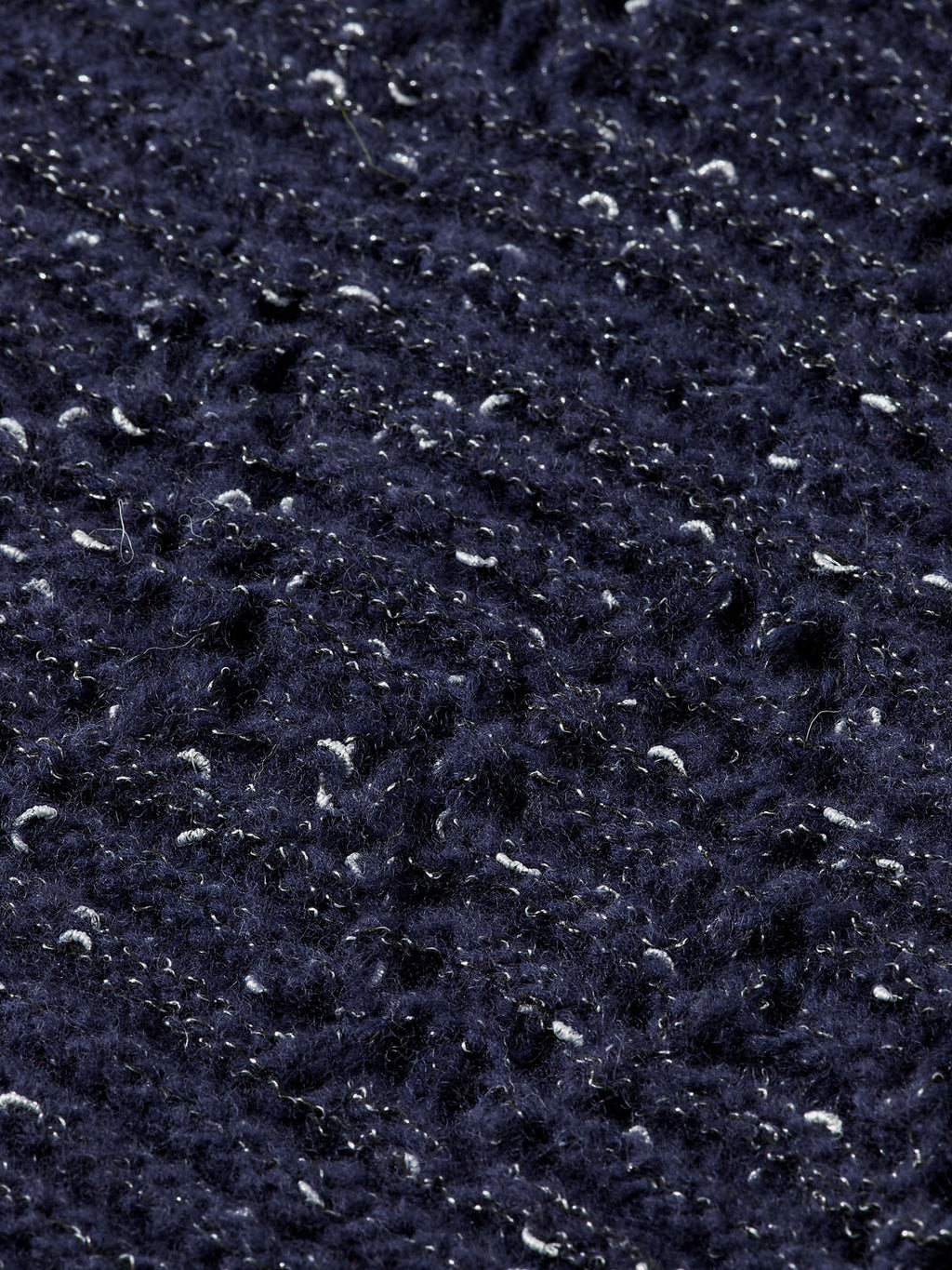 Metallic crewneck cardigan - Meteorite/Peacoat Metallic