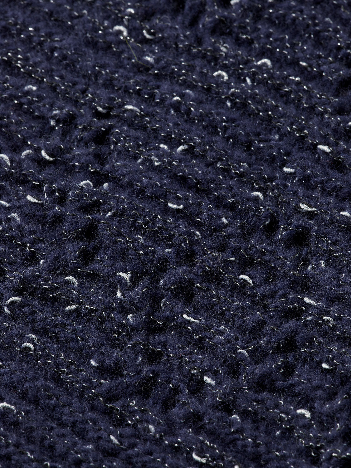 Metallic crewneck cardigan - Meteorite/Peacoat Metallic