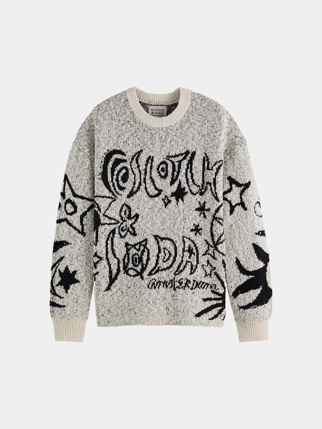 Jacquard pullover - Eggnog