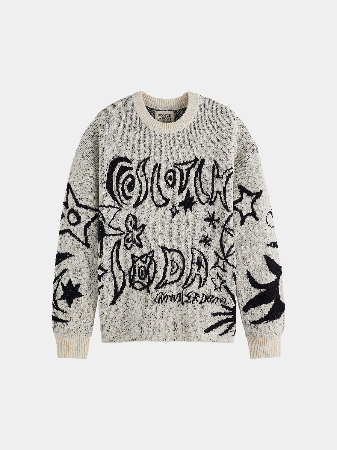Jacquard pullover - Eggnog