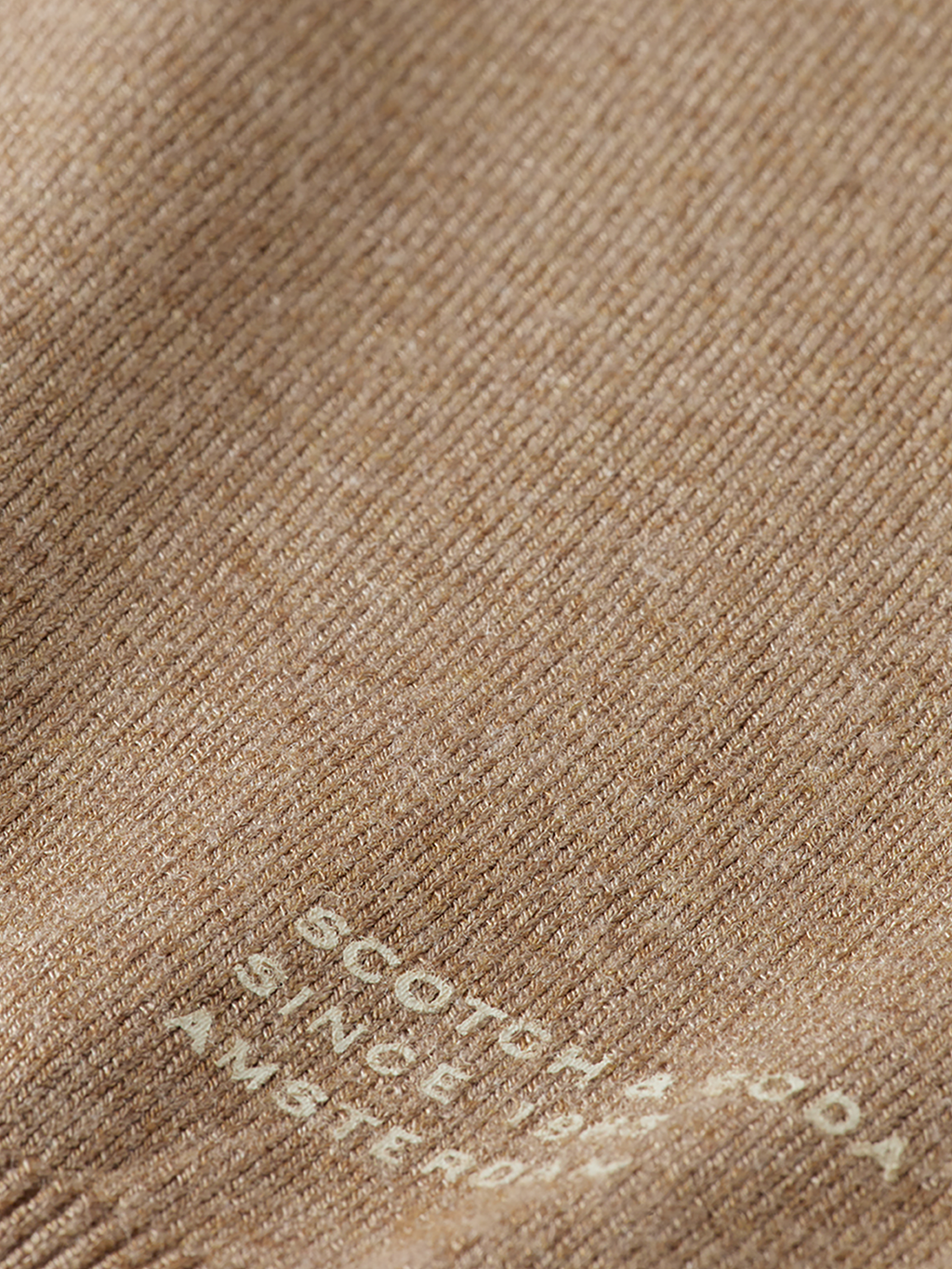 V-neck relaxed-fit pullover - Amphora Melange