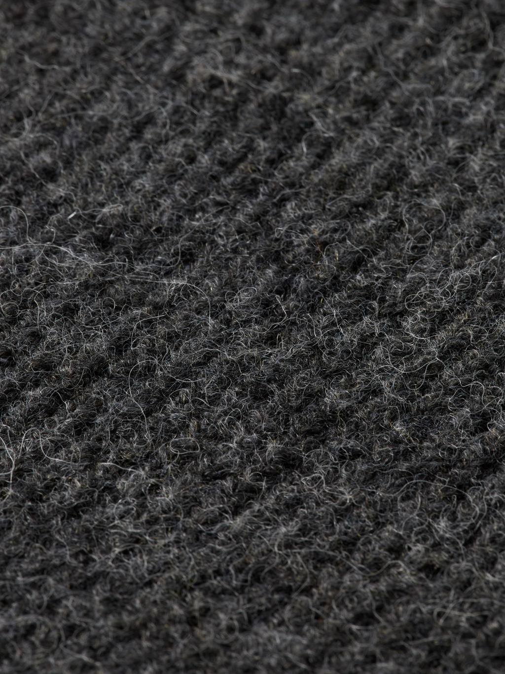 Fuzzy cardigan - Charcoal Melange