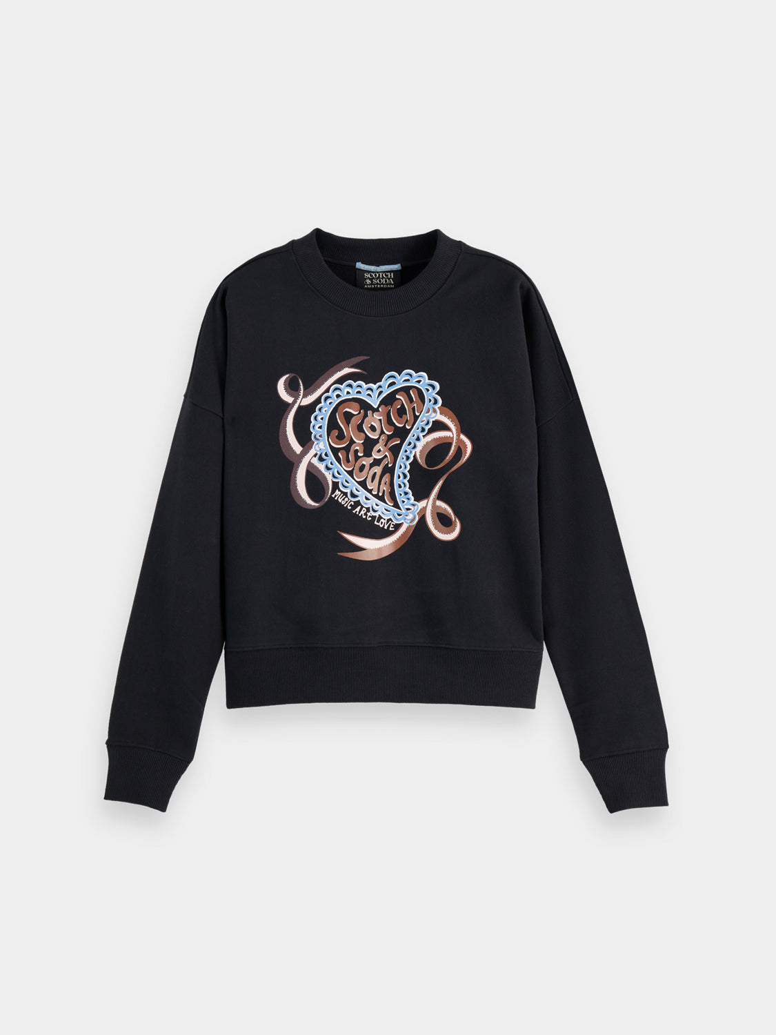 Chest artwork sweatshirt - Meteorite