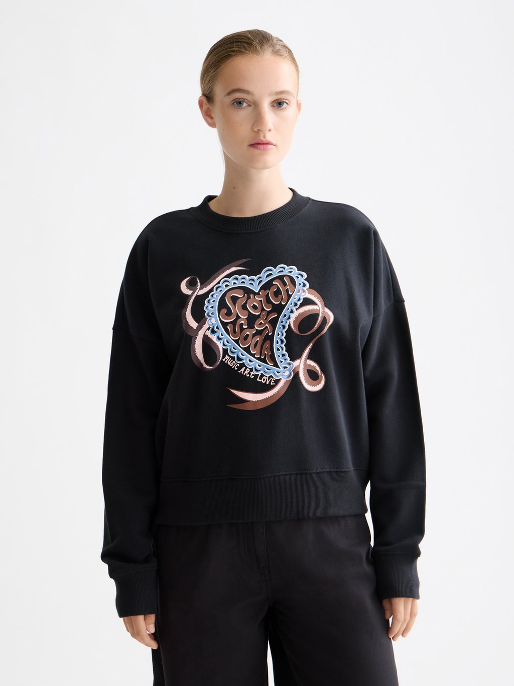 Chest artwork sweatshirt - Meteorite