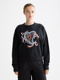 Chest artwork sweatshirt - Meteorite