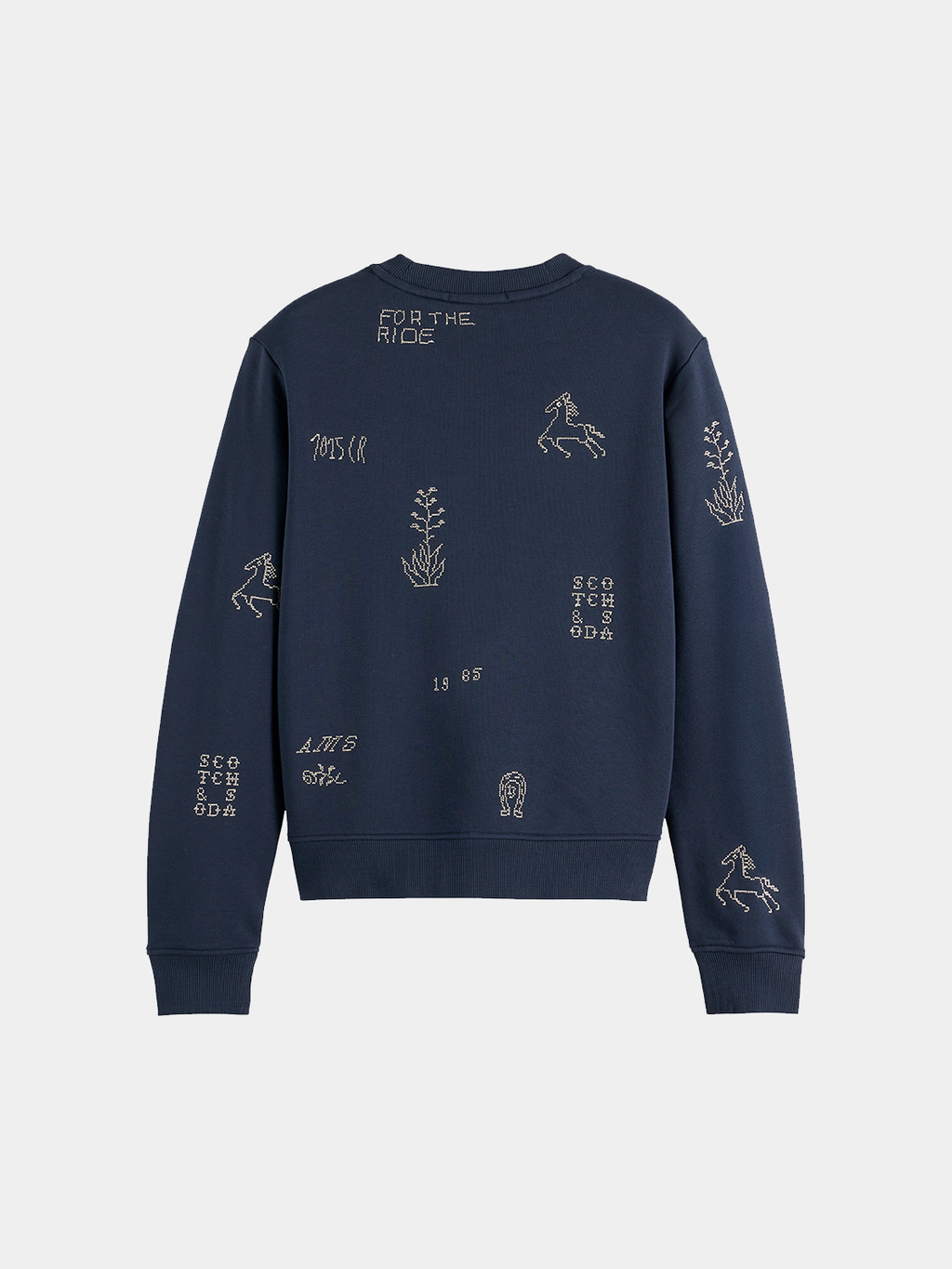 Embroidered sweatshirt - Carbon