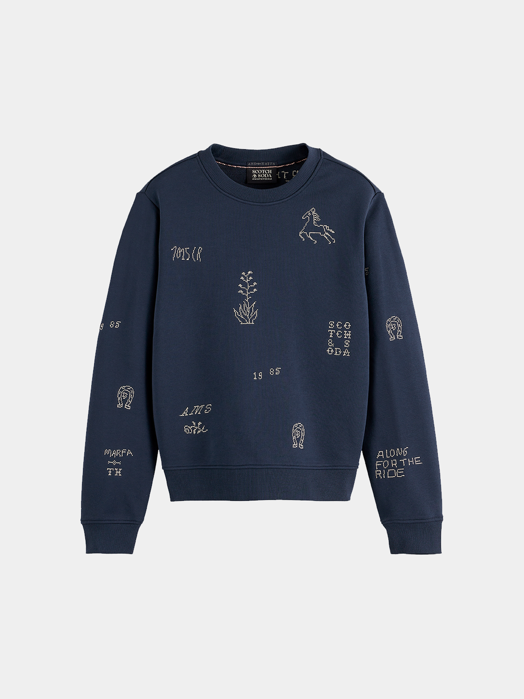 Embroidered sweatshirt - Carbon