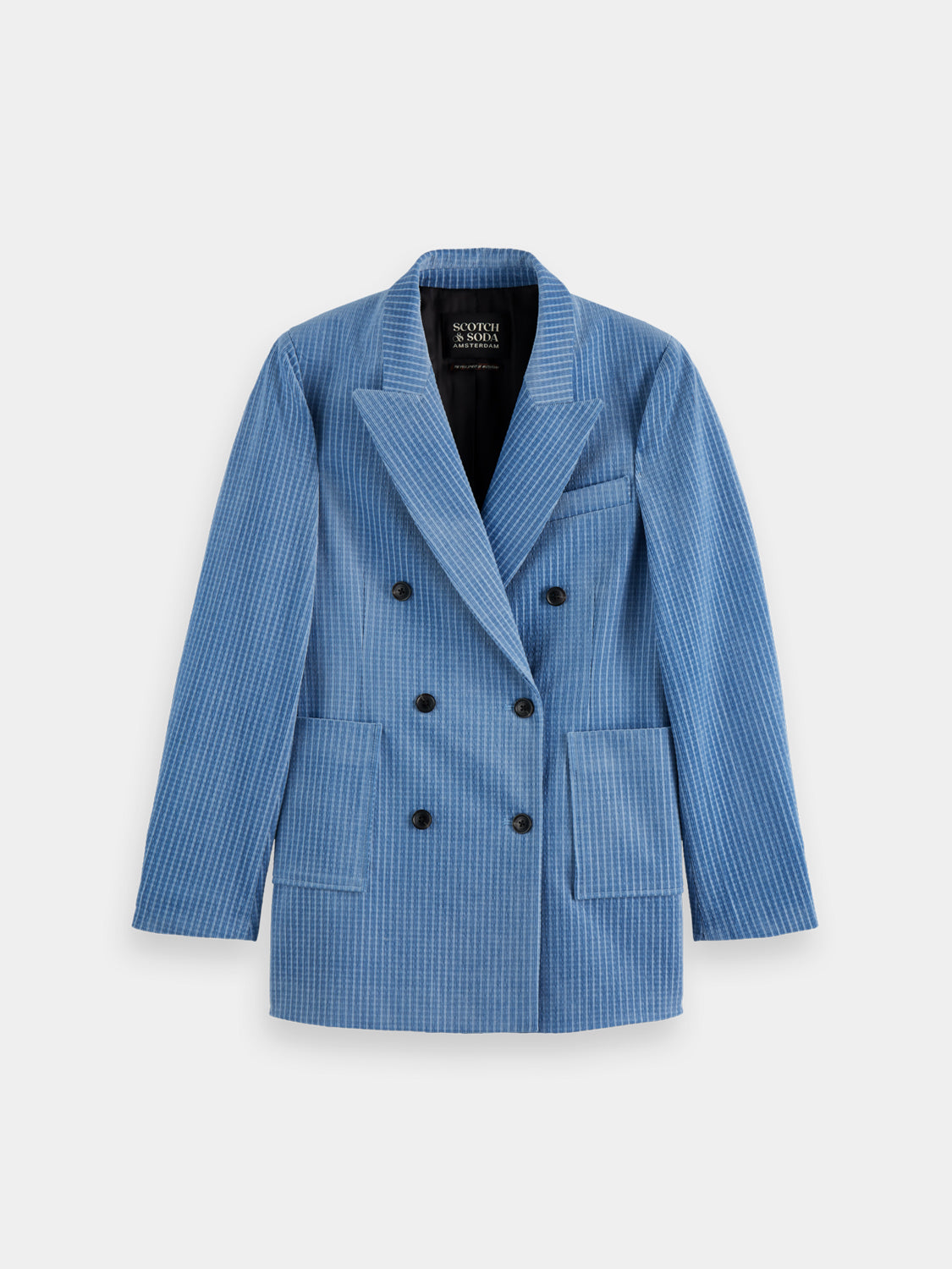 Corduroy blazer - Faded Denim