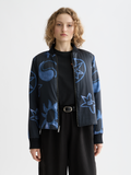 Reversible quilted bomber - Meteorite
