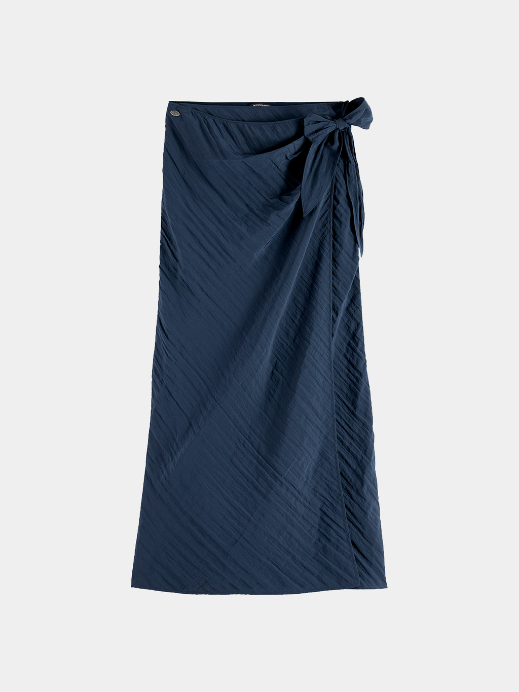 Scotch & Soda - Midi wrap skirt - Carbon