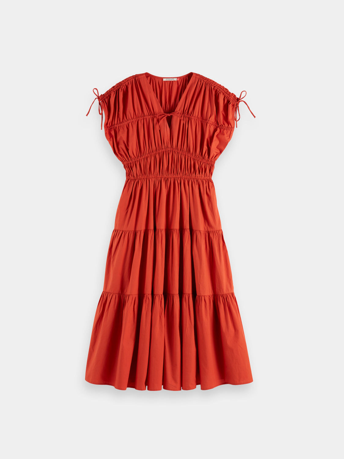 Gathered midi dress - Ketchup