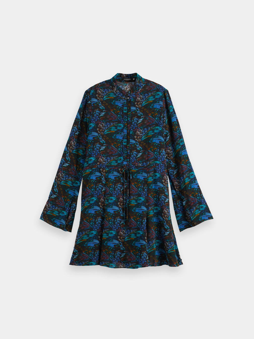 Printed mini dress - Pheasant