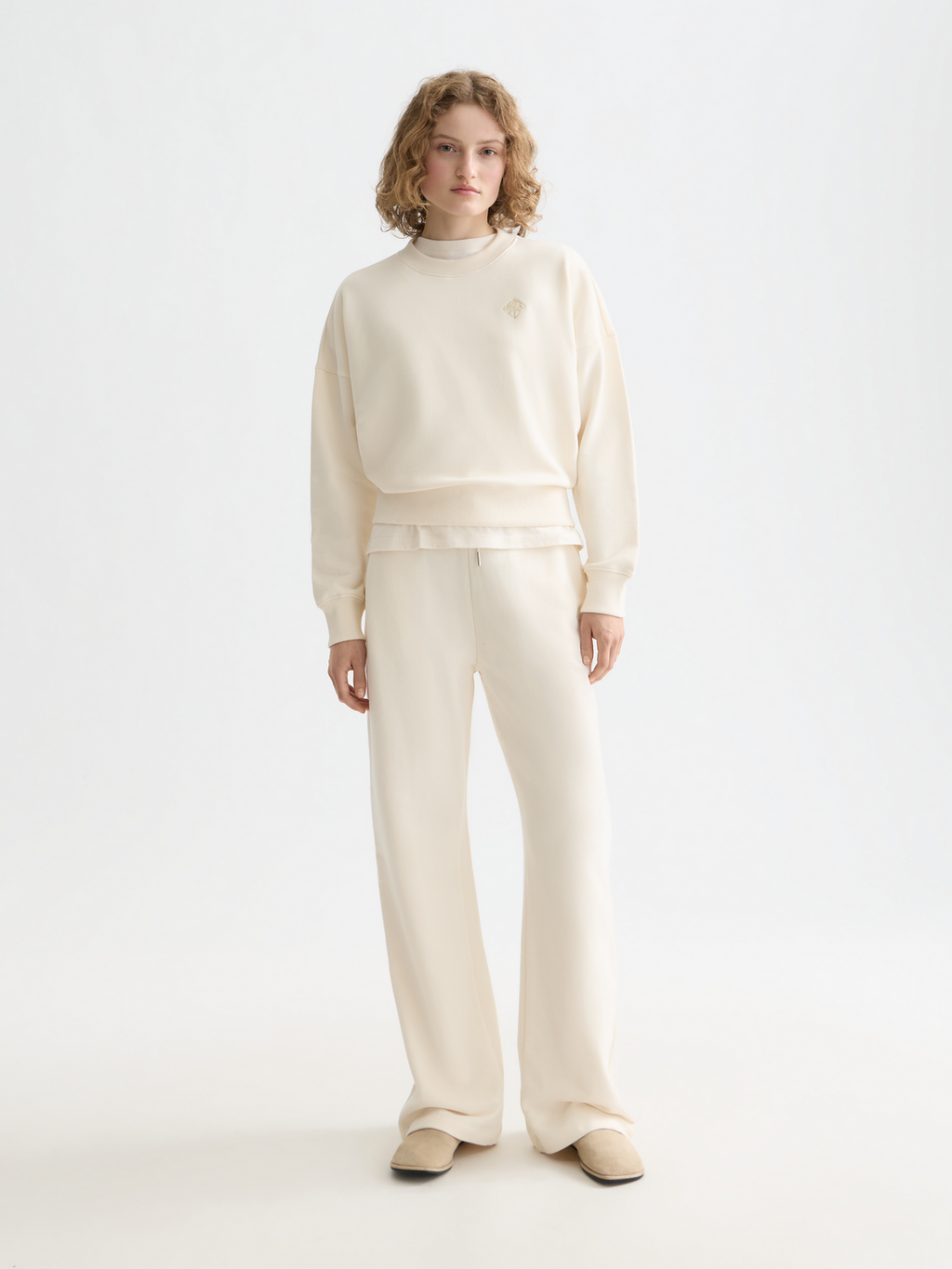 CORE wide leg sweatpants - Off White