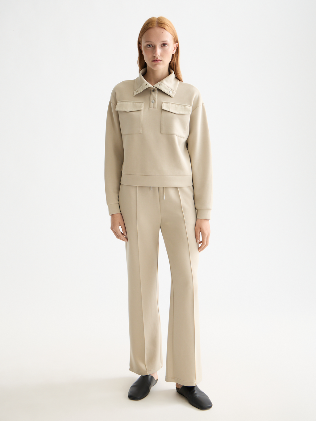 Tencel sweatpants - Plaza Taupe