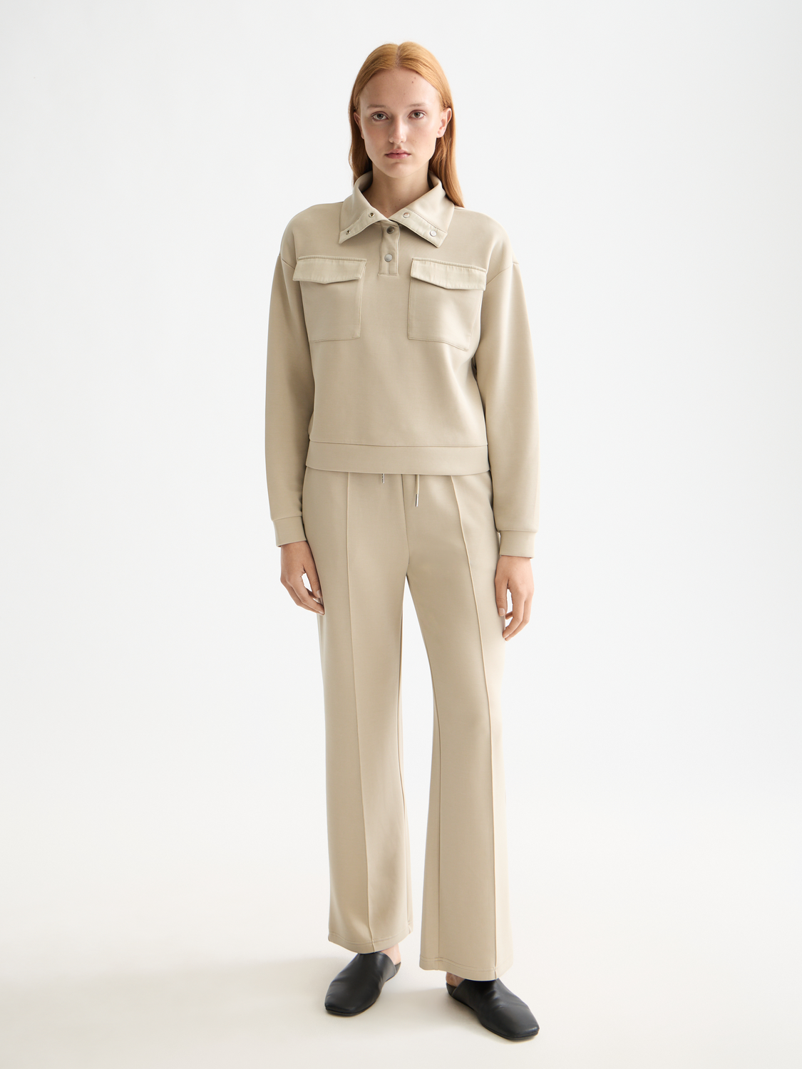 Tencel sweatpants - Plaza Taupe