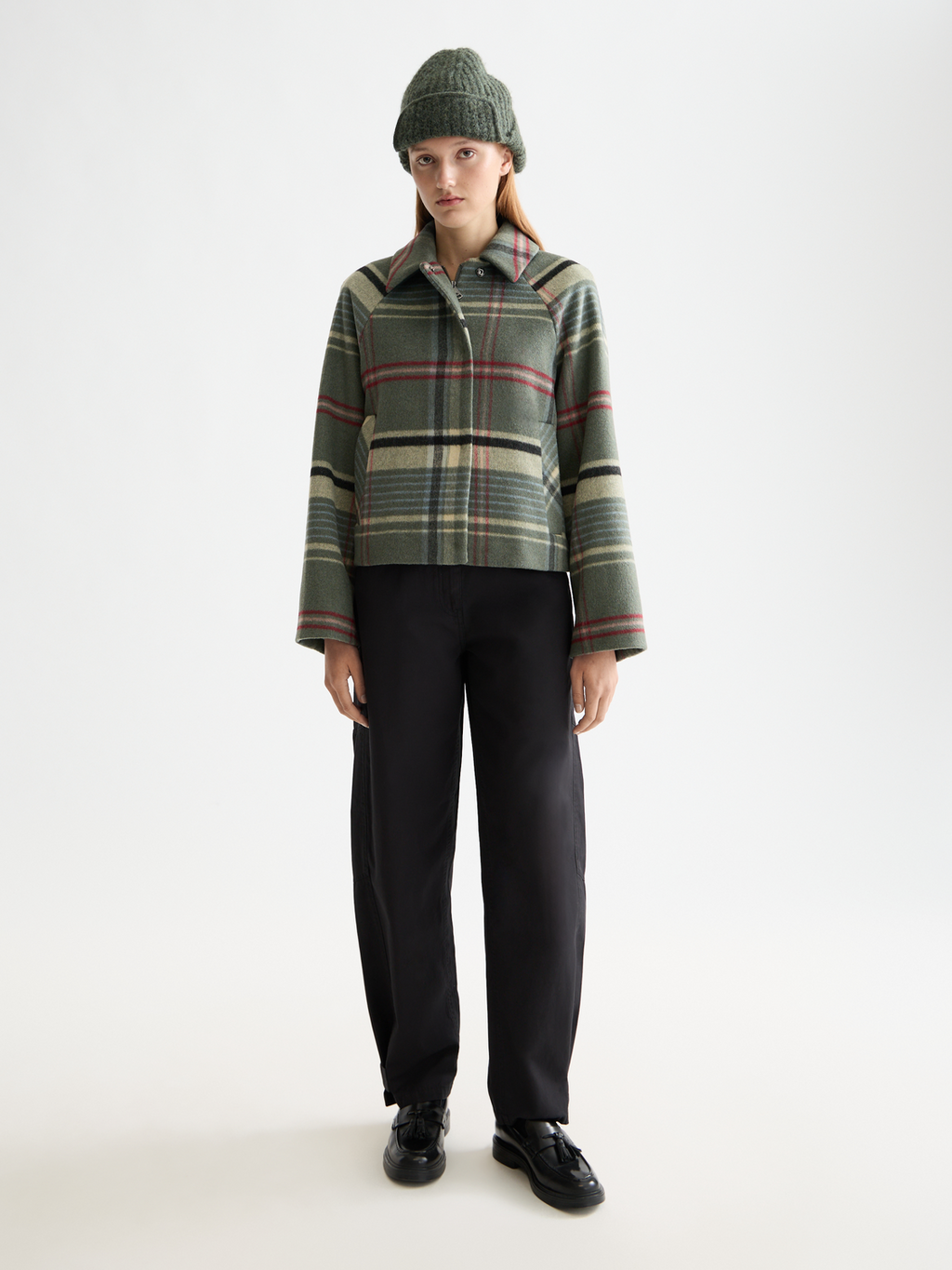 Lotus barrel leg pants - Meteorite