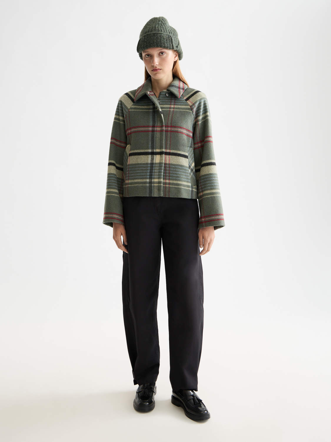 Lotus barrel leg pants - Meteorite