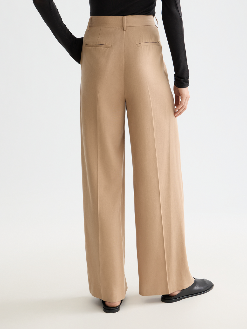 Rose wide-fit pants - Sand 32"