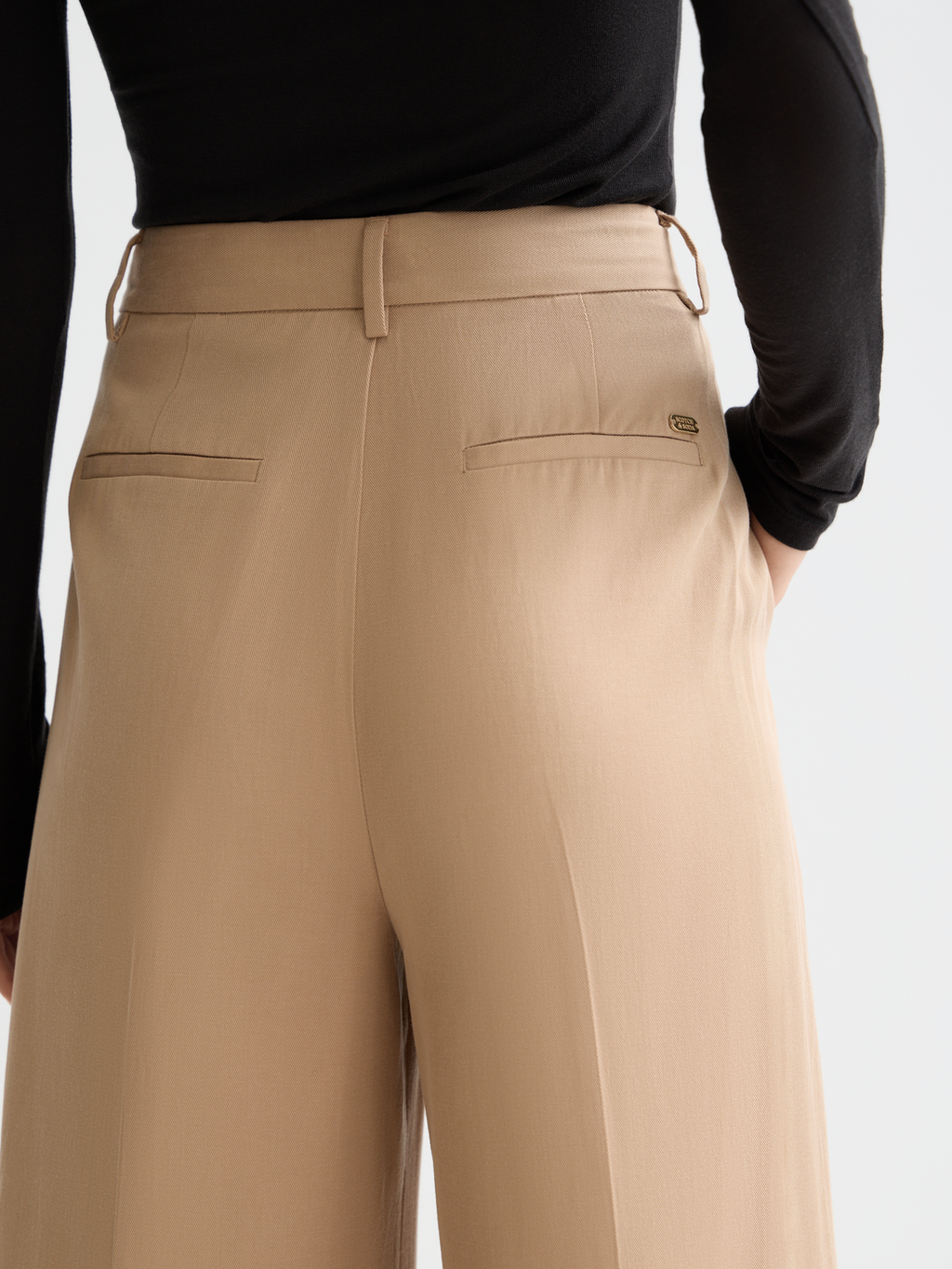 Rose wide-fit pants - Sand 32"