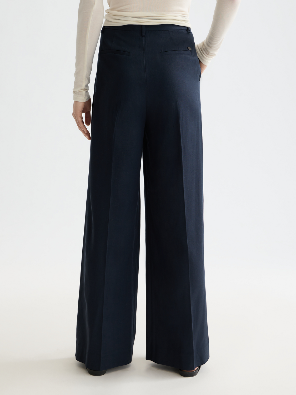 Rose wide-fit pants - Night 32"