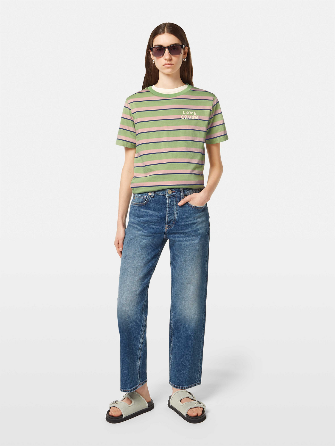Sky straight-fit jeans - Blue Dream 32"