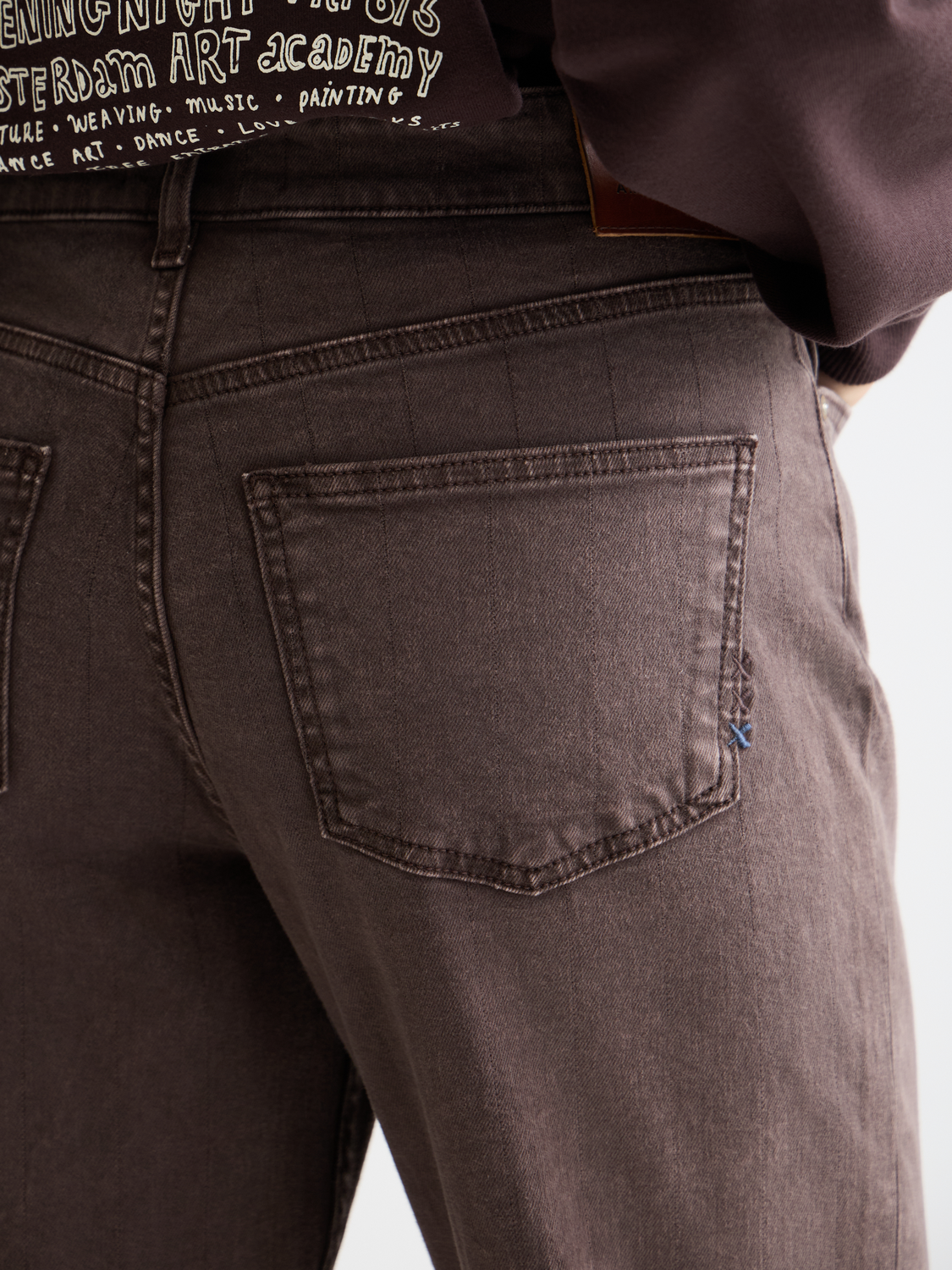 Sky straight fit jeans - Chocolate Plum