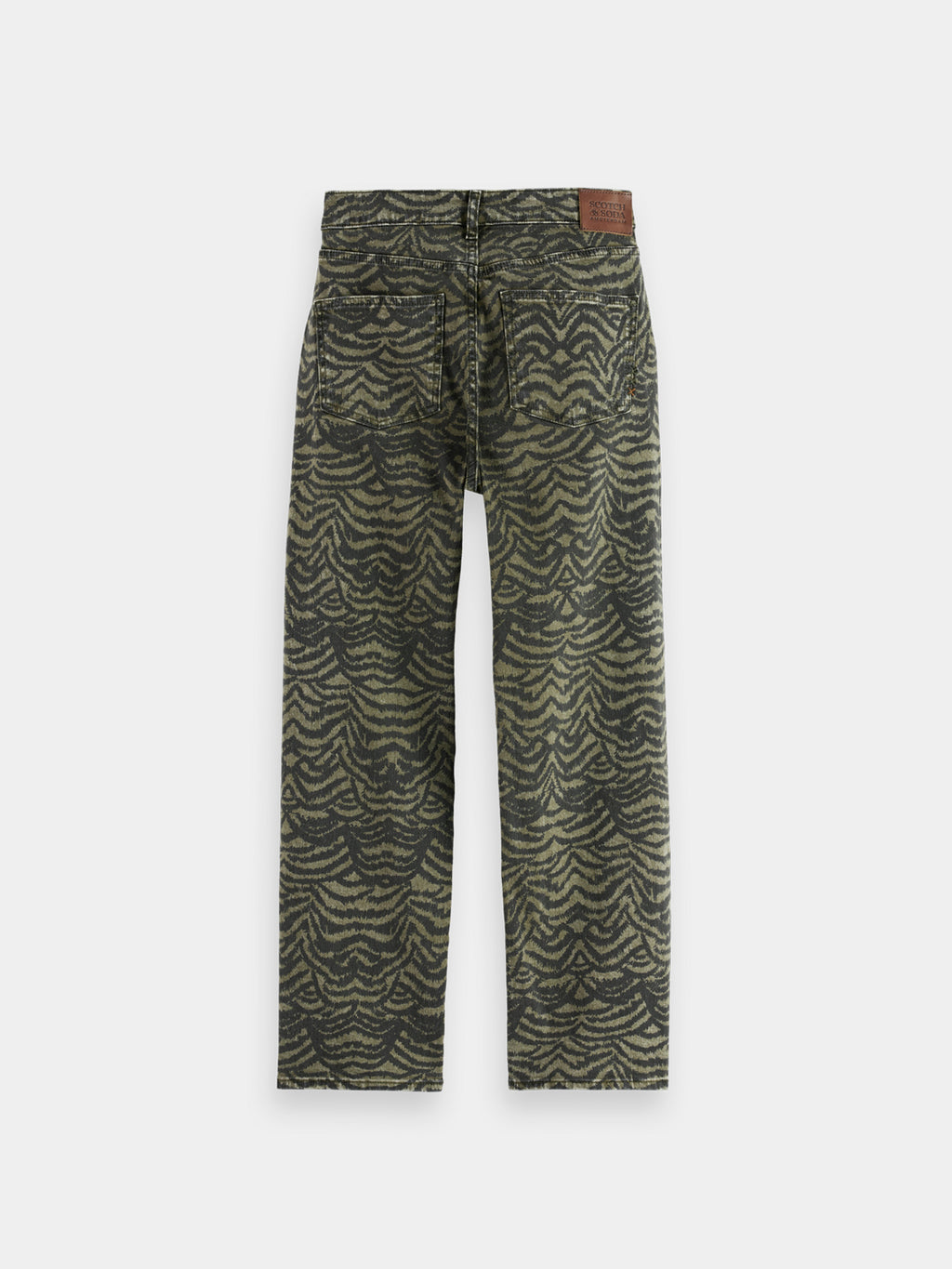 Sky straight fit jeans - Ikat Feather Thyme