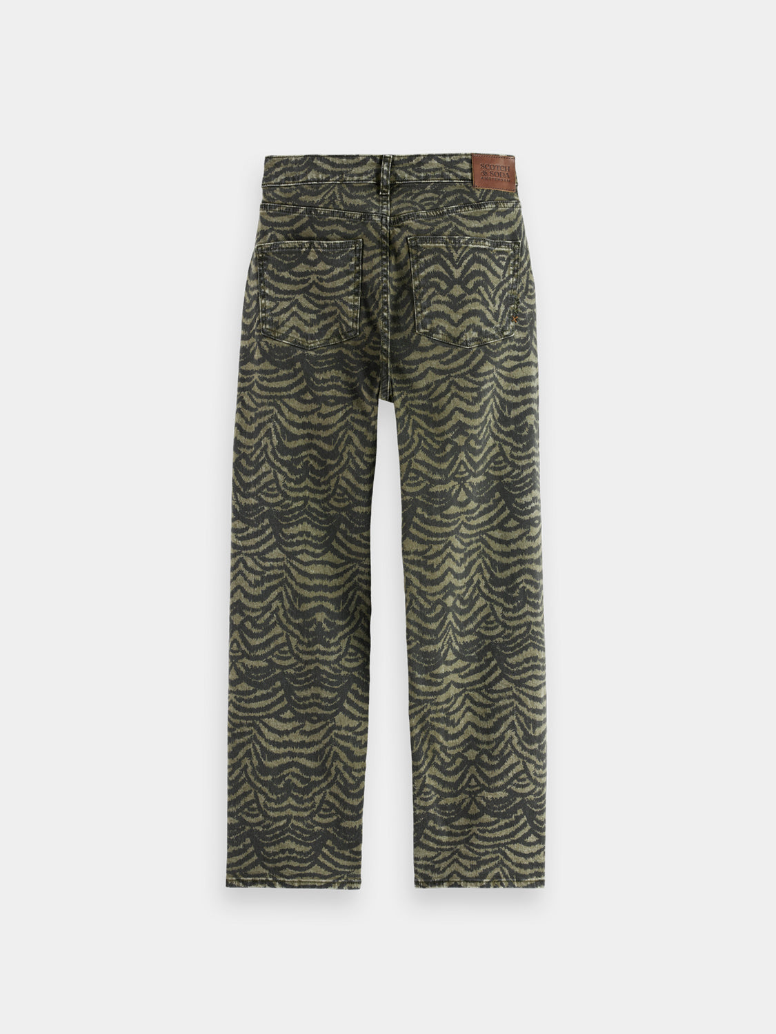 Sky straight fit jeans - Ikat Feather Thyme